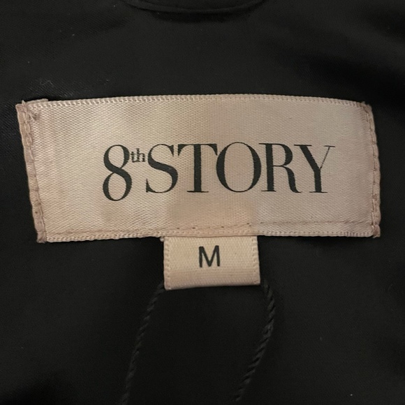 8th Story Free People Palmer‎ Silk Trapeze Halter Swing Dress w/ Pockets Size M - Picture 6 of 9